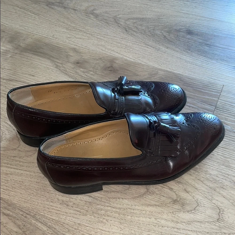 Johnston and Murphys Men's plum brown Loafers size 10